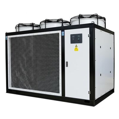 Pojemność chłodzenia od 10 do 500 ton Chiller do wody chłodzonego powietrzem z kondensatorem płetwą i rurą Idealny do temperatury otoczenia od 5 do 45 stopni Celsjusza
