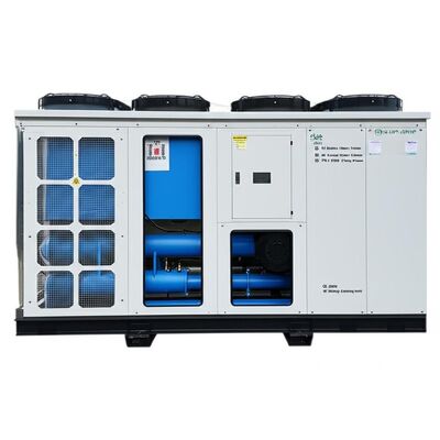 Pojemność chłodzenia od 10 do 500 ton Chłodnik wodny chłodzony powietrzem 380V 3Ph 50Hz Zasilanie 0,75KW Zasilanie pompowe Jednostka chłodzenia energii